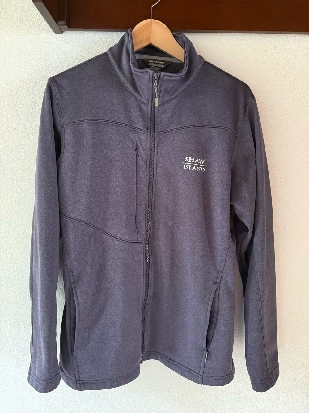 Landway Full-Zip Fleece Boating Jacket, Shaw Island Embroidered, San Juan Island